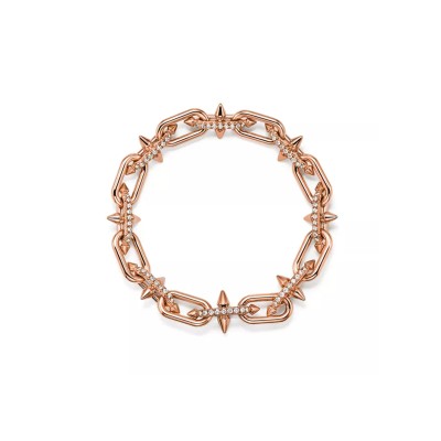 TIFFANY TITAN BY PHARRELL WILLIAMSBRACELET IN ROSE GOLD WITH DIAMONDS 75364334